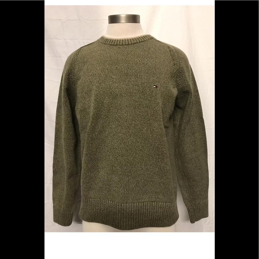 Green Olive Tommy Sweater